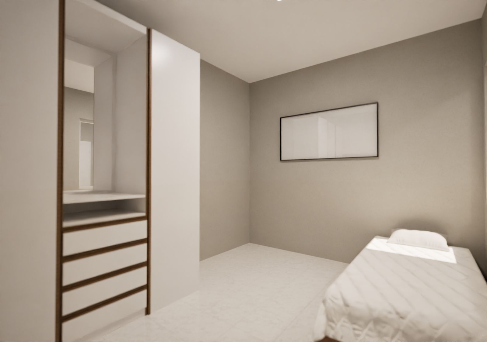 Quarto com armário